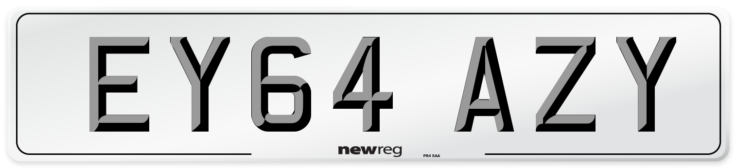 EY64 AZY Number Plate from New Reg